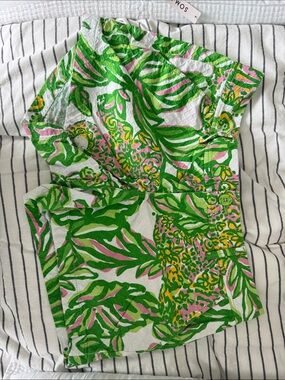 Lilly Pulitzer Seeing Pink Elephants Print Women’s Shorts